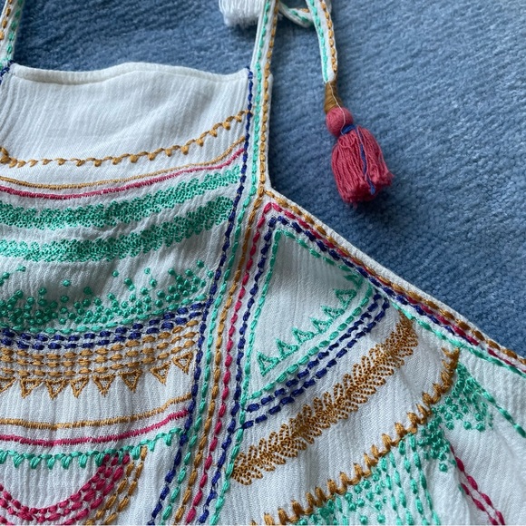 Anthropologie Floreat Itzel Rainbow Halter Top - Picture 6 of 7